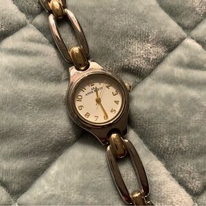 Anne Klein Gold and Silver Women's Watch